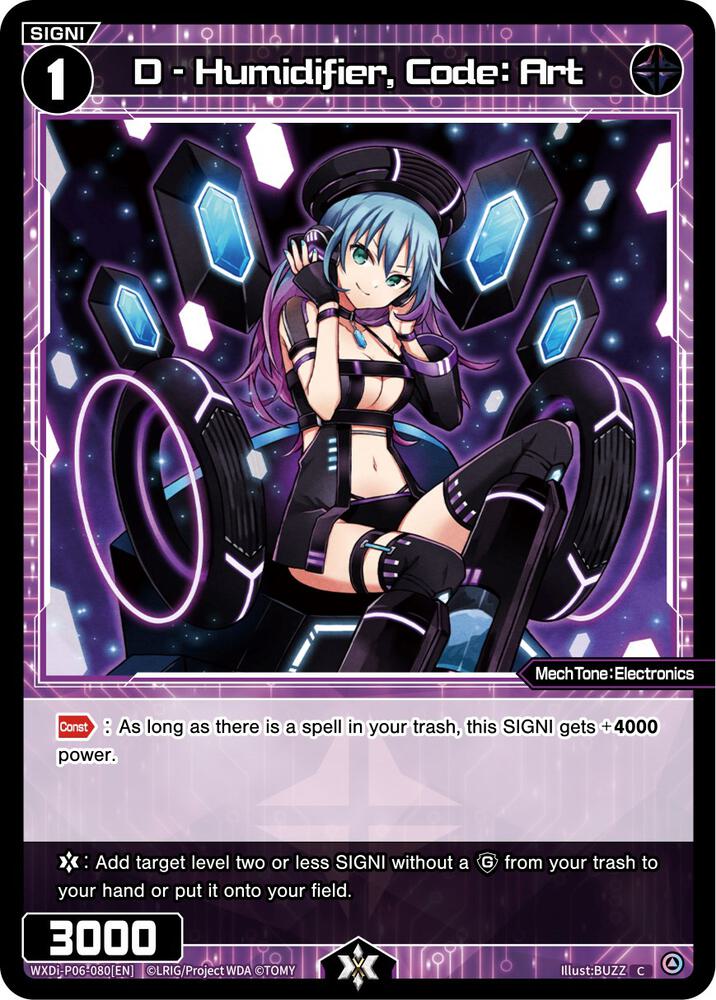 D - Humidifier, Code: Art, Welcome Back Diva -selector- WXDi-P06-080[EN]