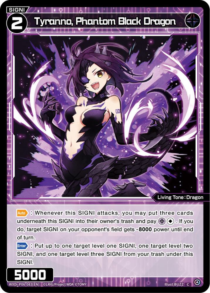 Tyranno, Phantom Black Dragon, Welcome Back Diva -selector- WXDi-P06-083[EN]