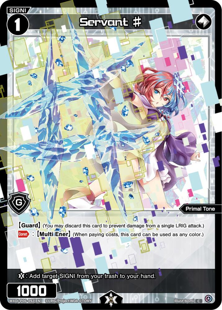 Servant #, Welcome Back Diva -selector- WXDi-P06-092[EN]