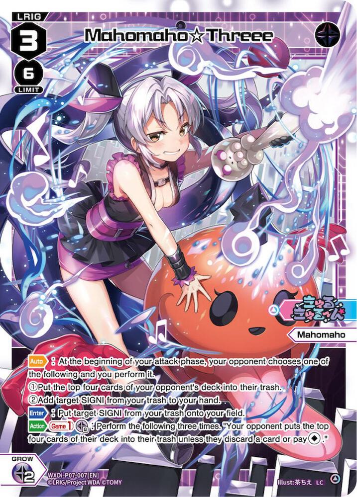 Mahomaho Threee, Welcome Back Diva -Lostorage- WXDi-P07-007[EN]