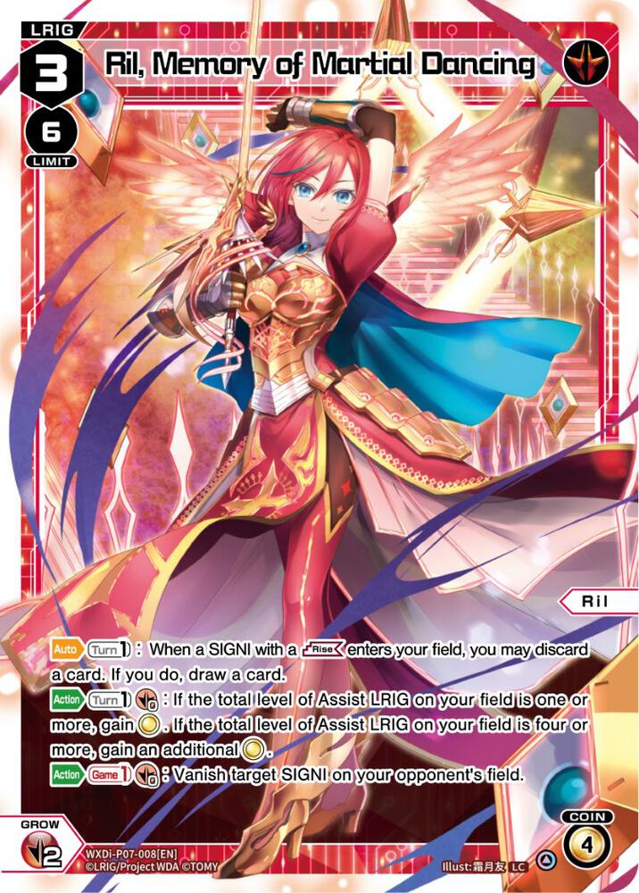 Ril, Memory of Martial Dancing, Welcome Back Diva -Lostorage- WXDi-P07-008[EN]
