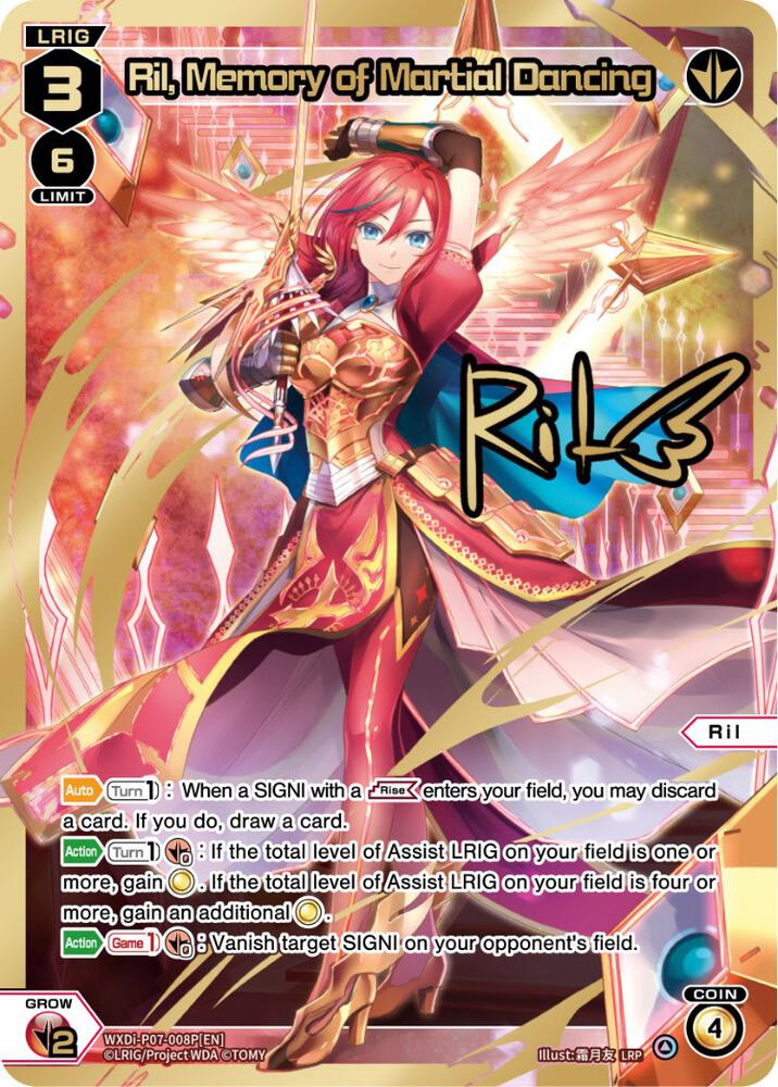 Ril, Memory of Martial Dancing (LRP), Welcome Back Diva -Lostorage- WXDi-P07-008P[EN]