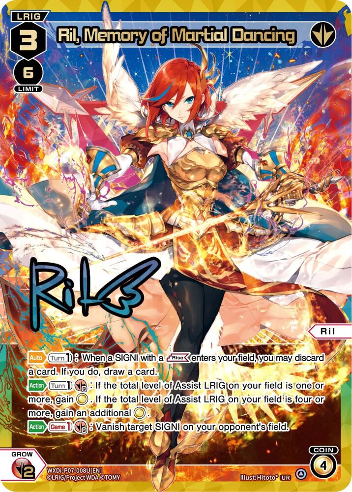 Ril, Memory of Martial Dancing (UR), Welcome Back Diva -Lostorage- WXDi-P07-008U[EN]