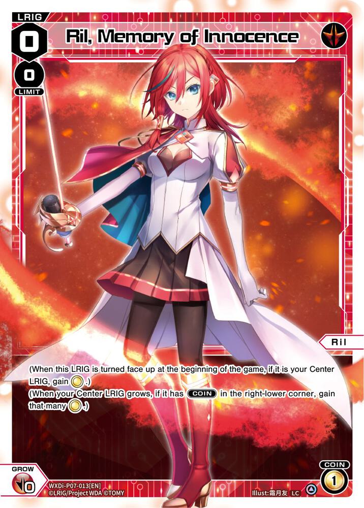 Ril, Memory of Innocence, Welcome Back Diva -Lostorage- WXDi-P07-013[EN]
