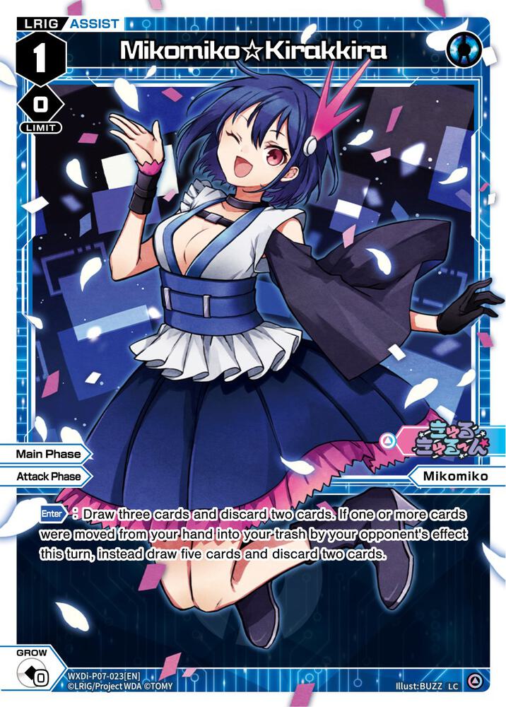 Mikomiko Kirakkira, Welcome Back Diva -Lostorage- WXDi-P07-023[EN]