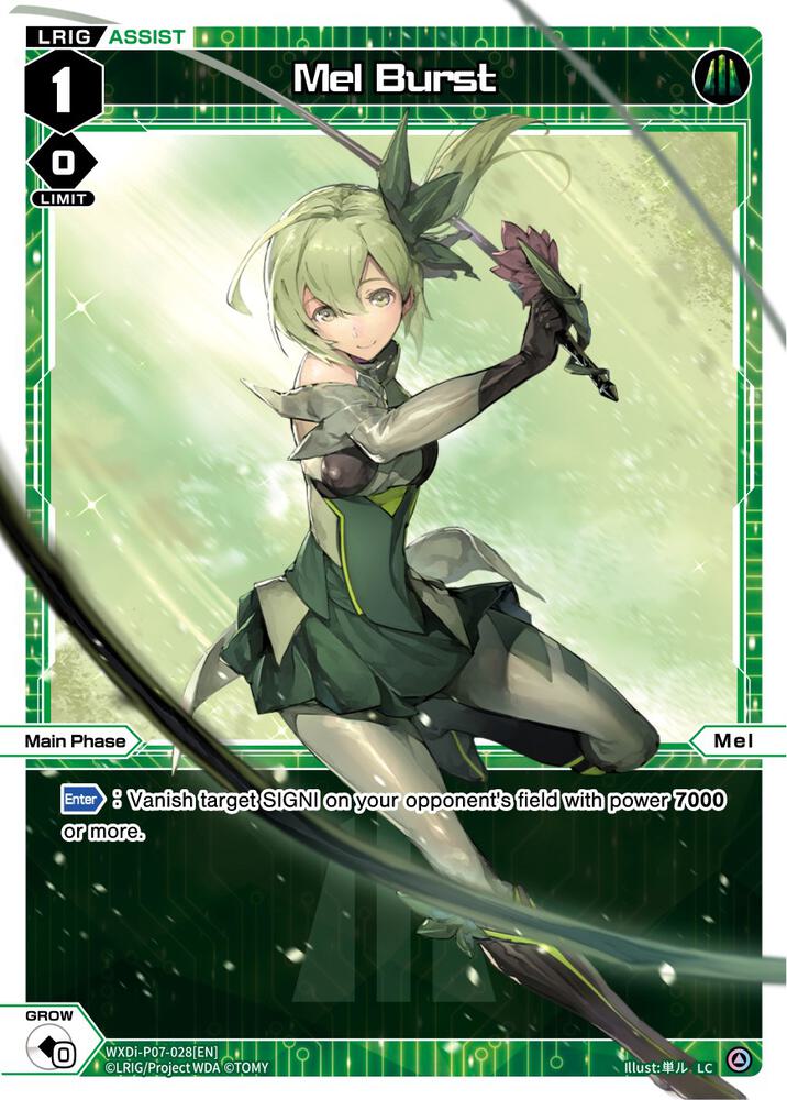 Mel Burst, Welcome Back Diva -Lostorage- WXDi-P07-028[EN]