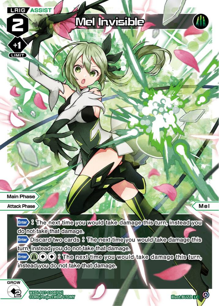 Mel Invisible (Parallel Foil), Welcome Back Diva -Lostorage- WXDi-P07-030P[EN]
