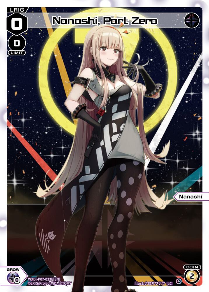 Nanashi, Part Zero (Parallel Foil), Welcome Back Diva -Lostorage- WXDi-P07-033P[EN]