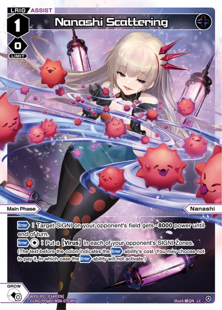 Nanashi Scattering (Parallel Foil), Welcome Back Diva -Lostorage- WXDi-P07-034P[EN]