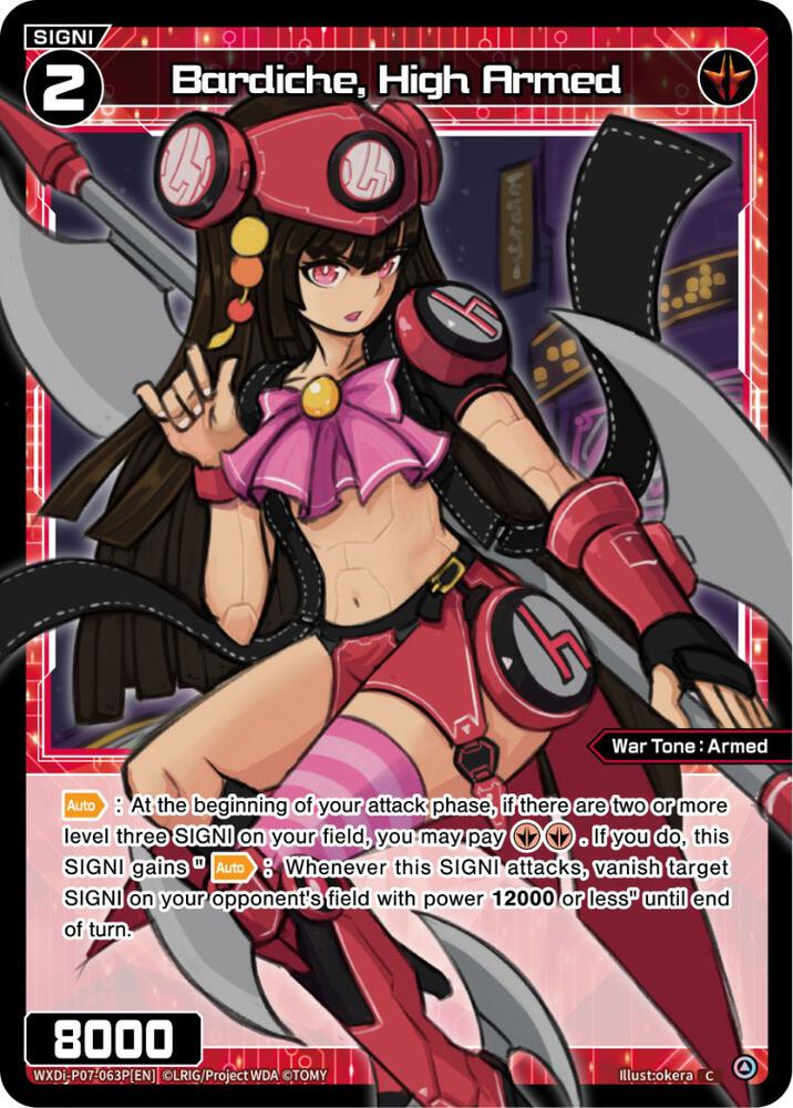 Bardiche, High Armed (Parallel Foil), Welcome Back Diva -Lostorage- WXDi-P07-063P[EN]