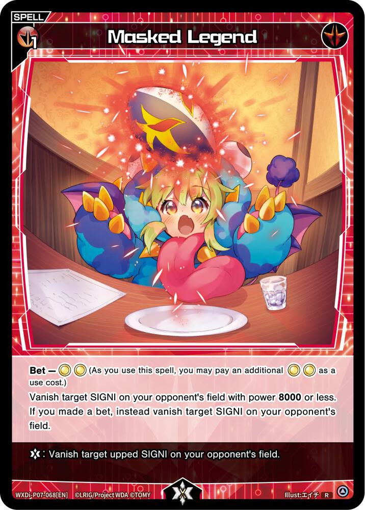 Masked Legend, Welcome Back Diva -Lostorage- WXDi-P07-068[EN]
