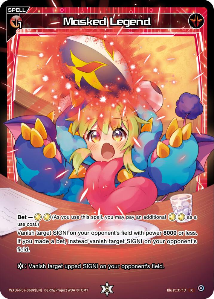 Masked Legend (Parallel Foil), Welcome Back Diva -Lostorage- WXDi-P07-068P[EN]