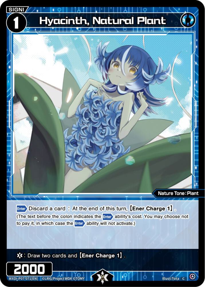 Hyacinth, Natural Plant, Welcome Back Diva -Lostorage- WXDi-P07-071[EN]