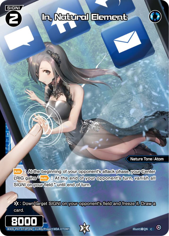 In, Natural Element (Parallel Foil), Welcome Back Diva -Lostorage- WXDi-P07-073P[EN]