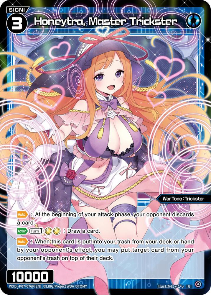 Honeytra, Master Trickster (Parallel Foil), Welcome Back Diva -Lostorage- WXDi-P07-076P[EN]