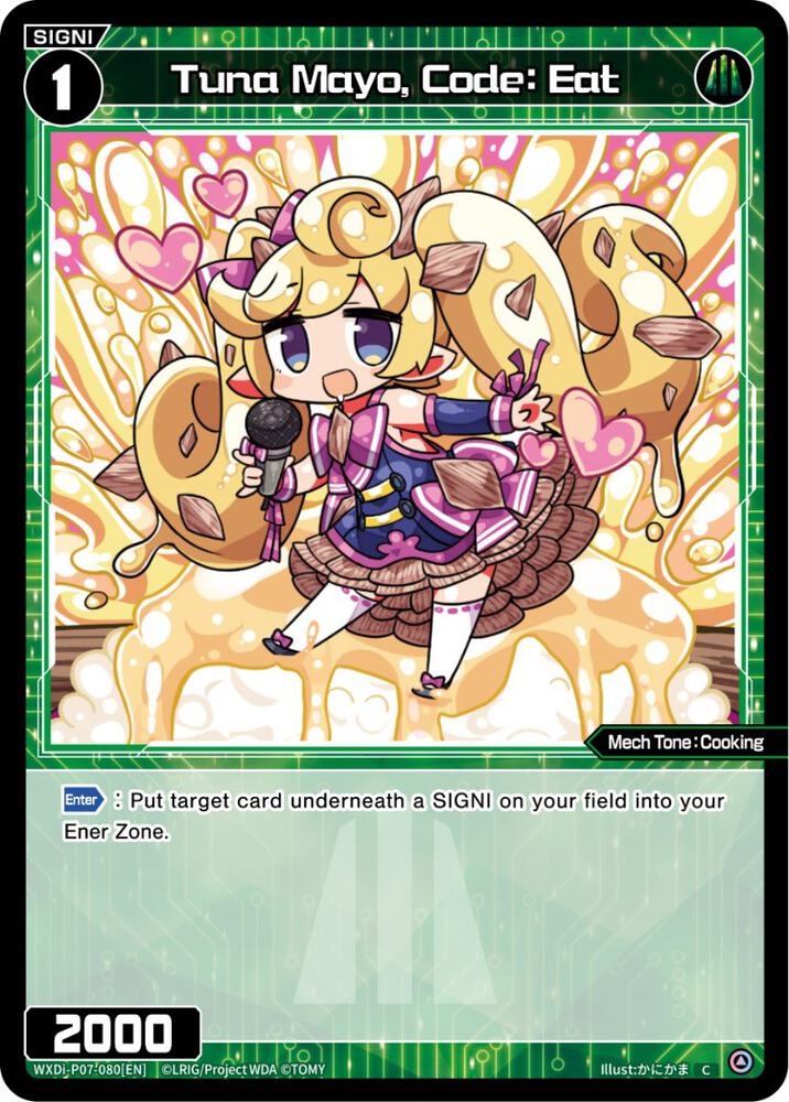 Tuna Mayo, Code: Eat, Welcome Back Diva -Lostorage- WXDi-P07-080[EN]