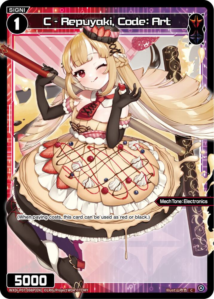 C - Repuyaki, Code: Art (Parallel Foil), Welcome Back Diva -Lostorage- WXDi-P07-098P[EN]