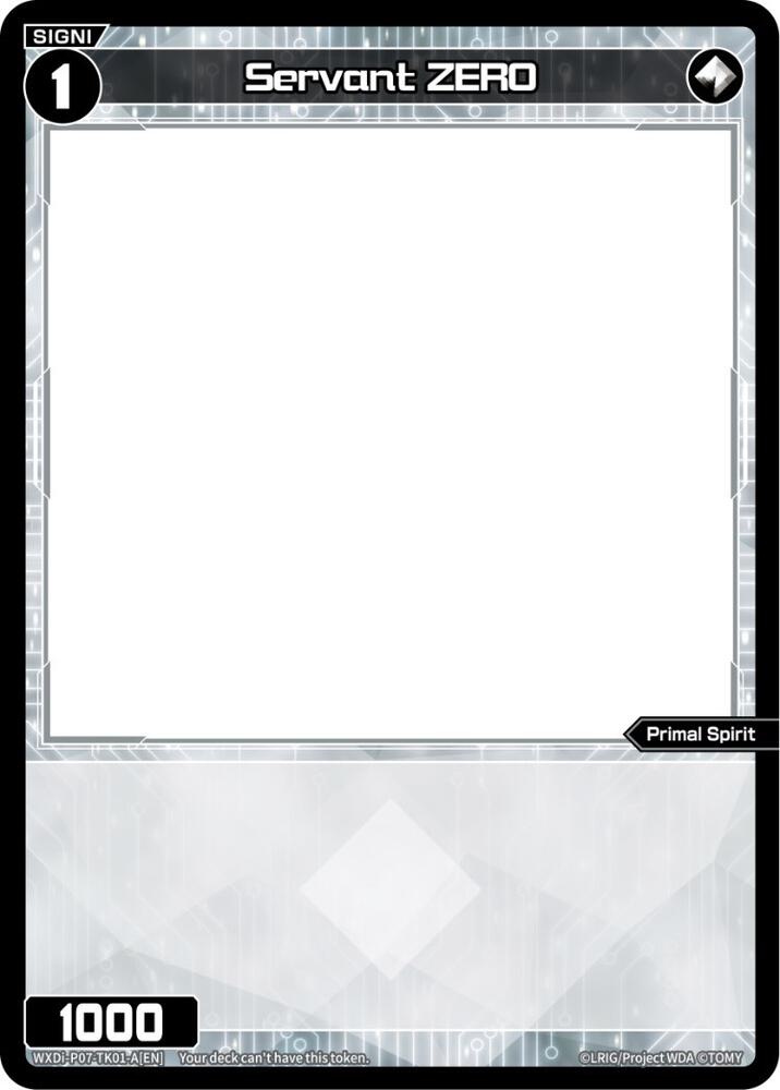 Servant ZERO (Foil) // [Virus] (Non-Foil), Welcome Back Diva -Lostorage- WXDi-P07-TK01-AP[EN]