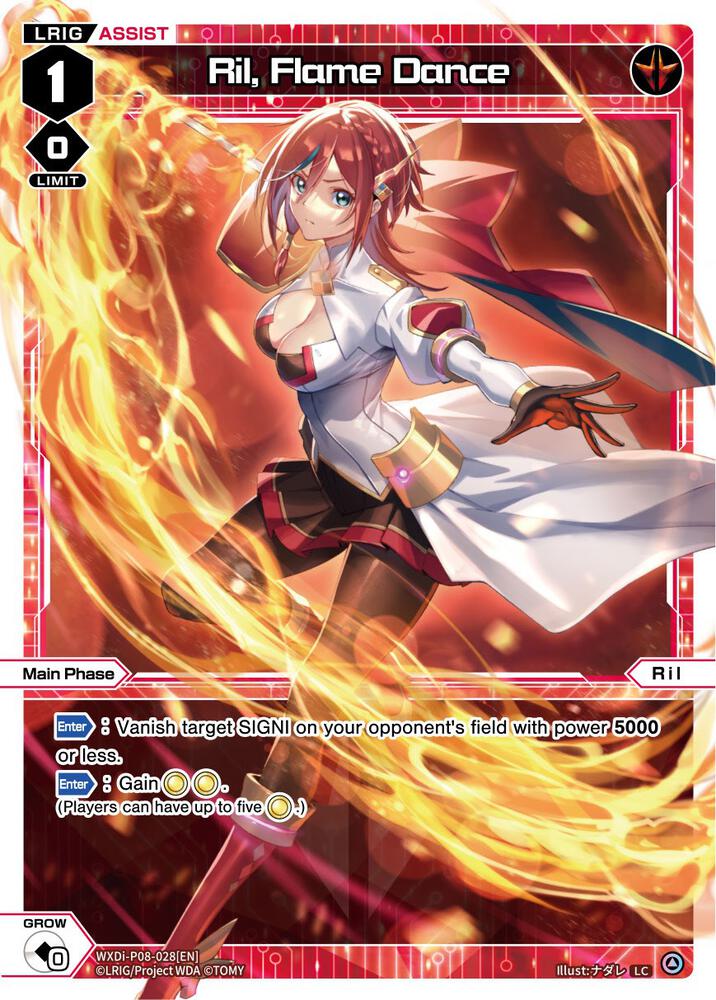 Ril, Flame Dance, Spread Diva WXDi-P08-028[EN]