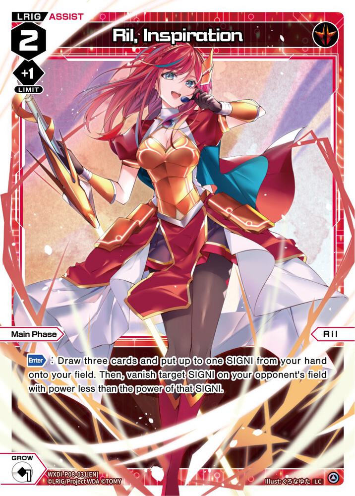 Ril, Inspiration, Spread Diva WXDi-P08-031[EN]