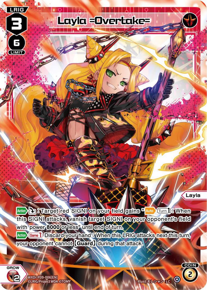 Layla =Overtake=, Conflated Diva WXDi-P09-006[EN]