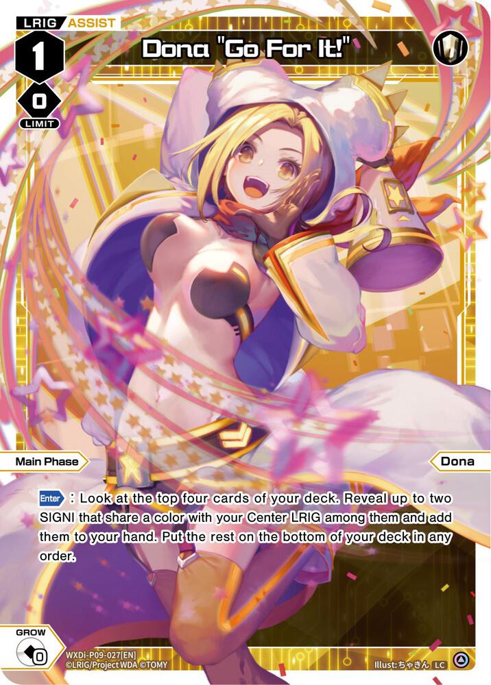 Dona "Go For It!", Conflated Diva WXDi-P09-027[EN]