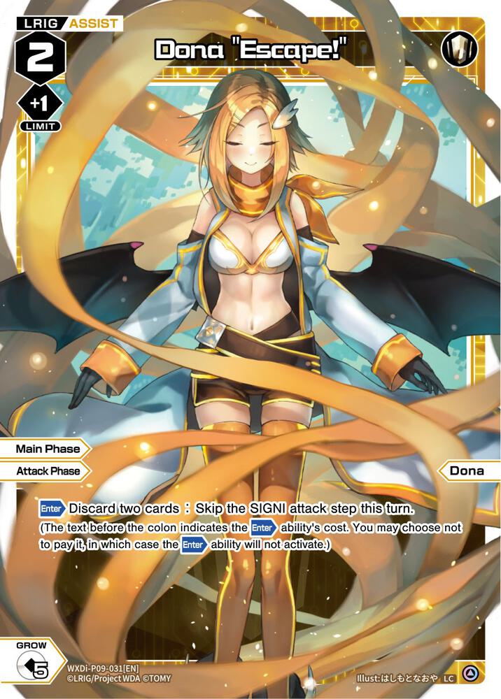 Dona "Escape!", Conflated Diva WXDi-P09-031[EN]