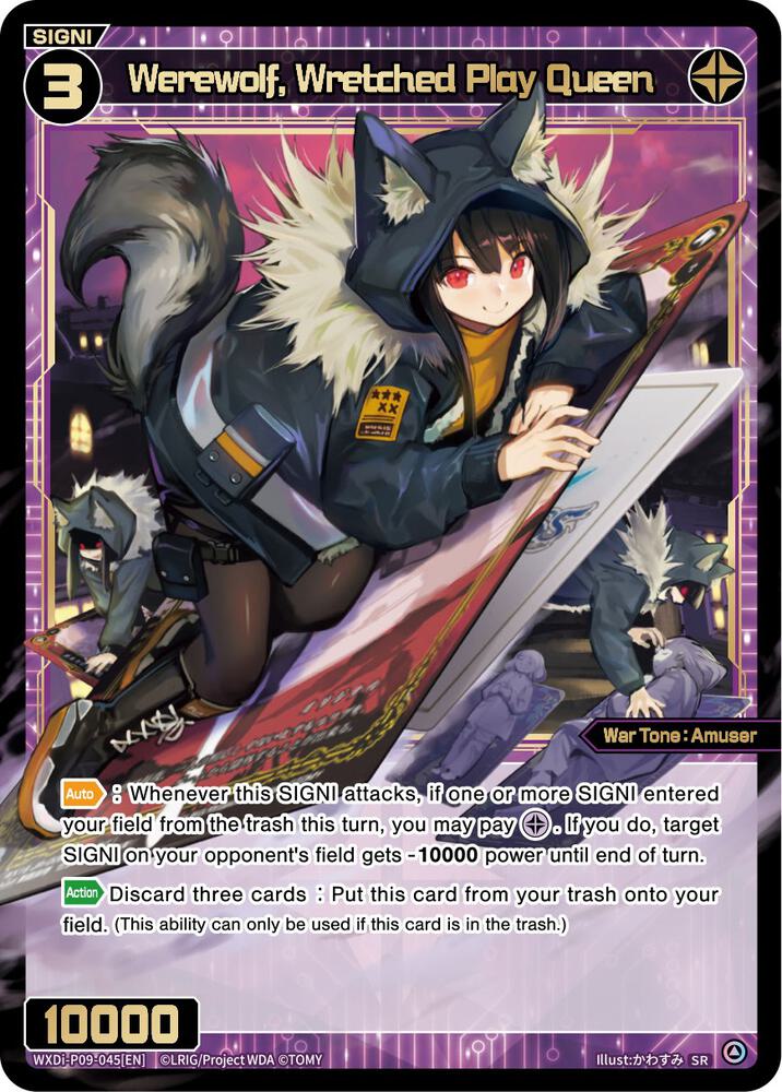 Werewolf, Wretched Play Queen, Conflated Diva WXDi-P09-045[EN]