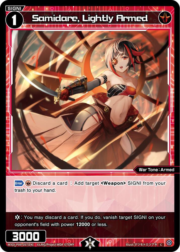 Samidare, Lightly Armed, Conflated Diva WXDi-P09-057[EN]