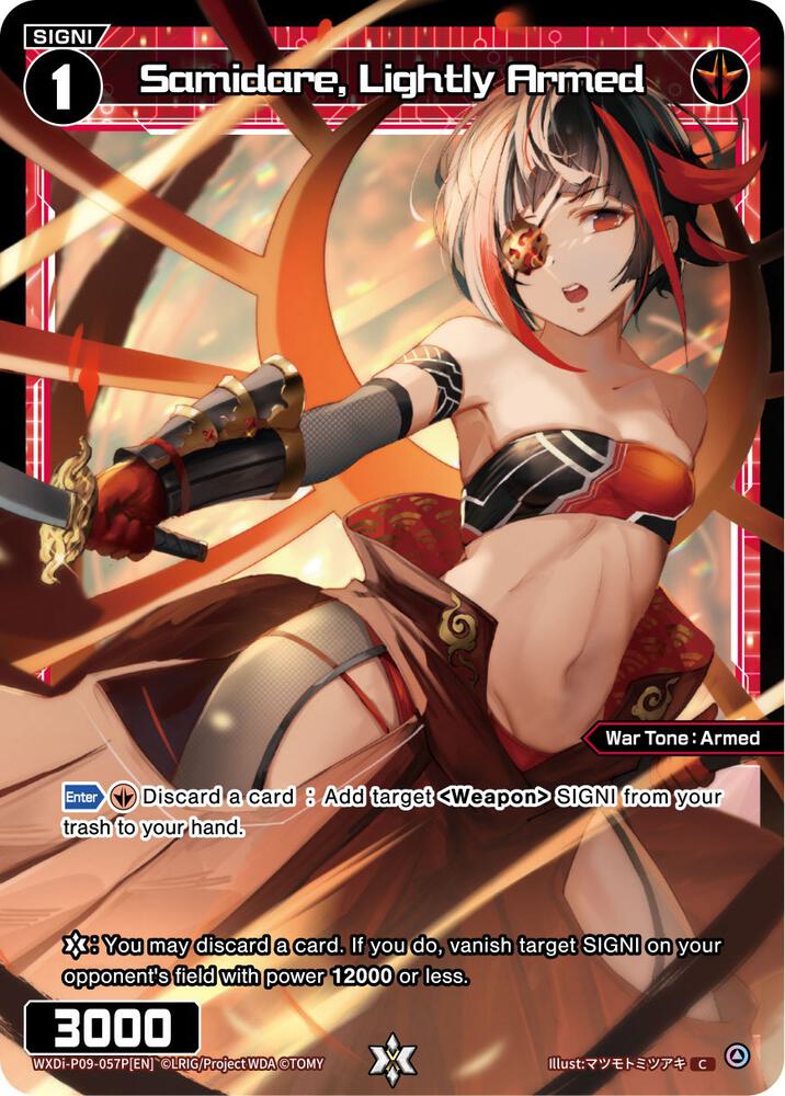 Samidare, Lightly Armed (Parallel Foil), Conflated Diva WXDi-P09-057P[EN]