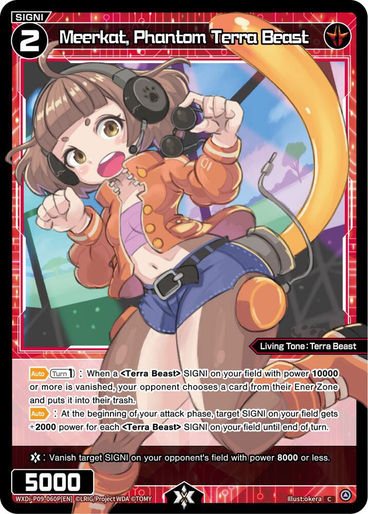 Meerkat, Phantom Terra Beast (Parallel Foil), Conflated Diva WXDi-P09-060P[EN]