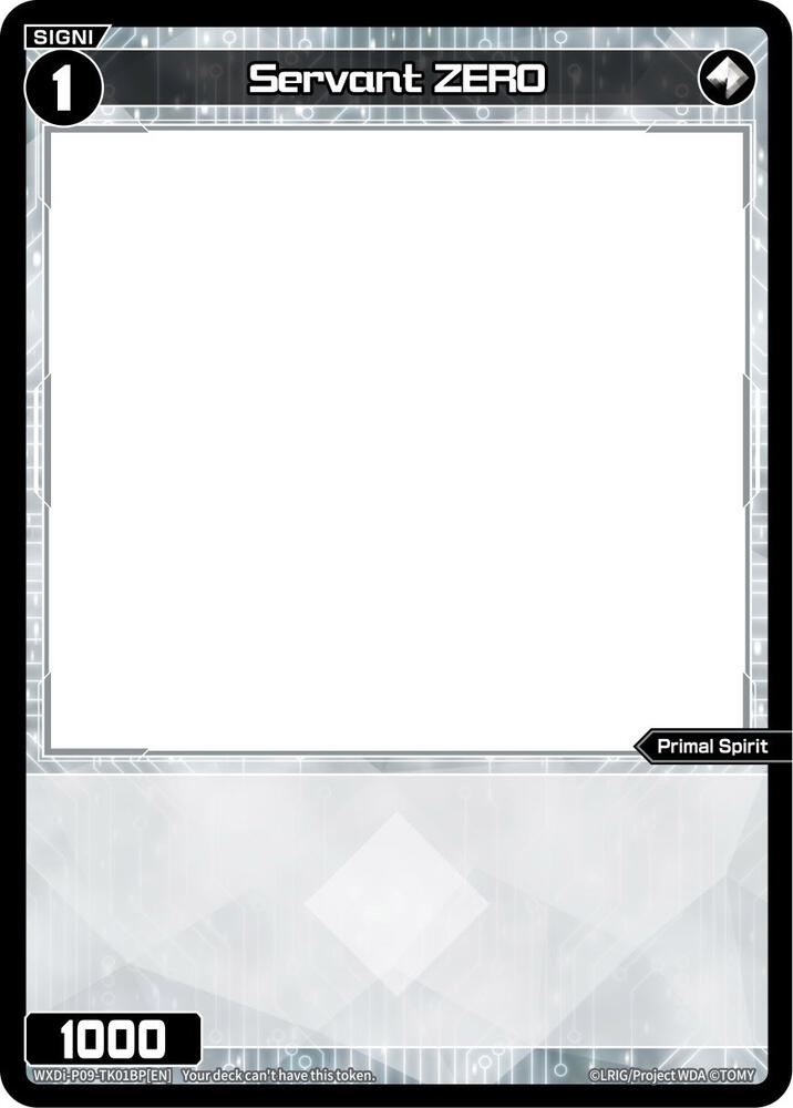 Servant ZERO (Parallel Foil), Conflated Diva WXDi-P09-TK01BP[EN]