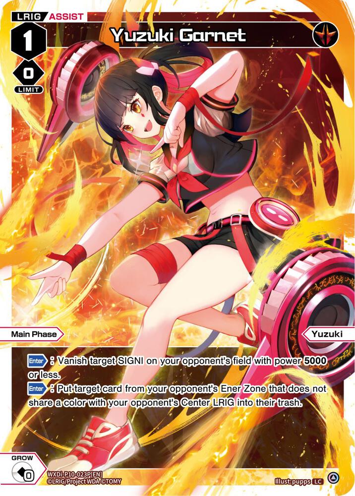 Yuzuki Garnet (Parallel Foil), Prismatic Diva WXDi-P10-023P[EN]