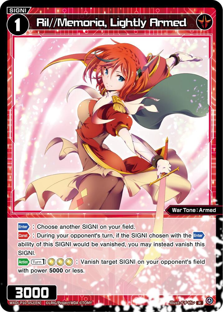Ril//Memoria, Lightly Armed, Prismatic Diva WXDi-P10-052[EN]