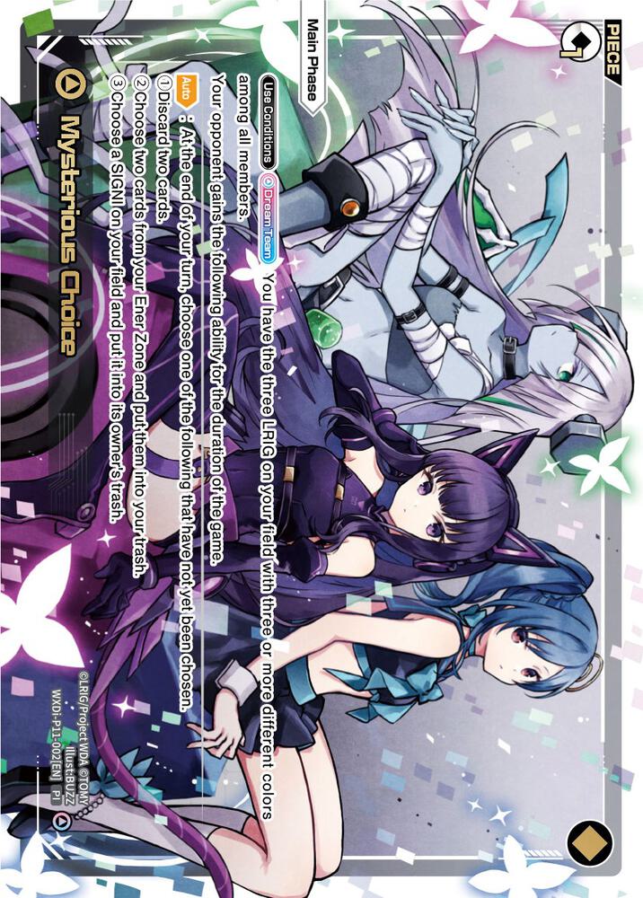 Mysterious Choice, Reunion Diva WXDi-P11-002[EN]