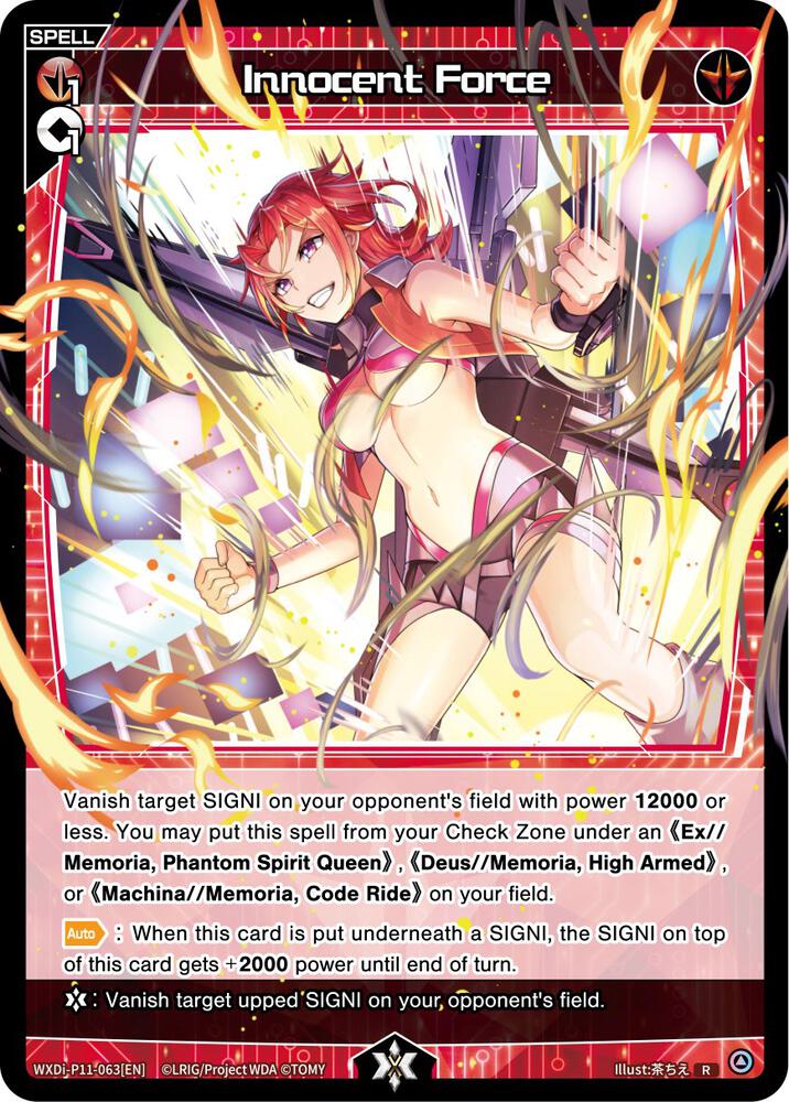 Innocent Force, Reunion Diva WXDi-P11-063[EN]