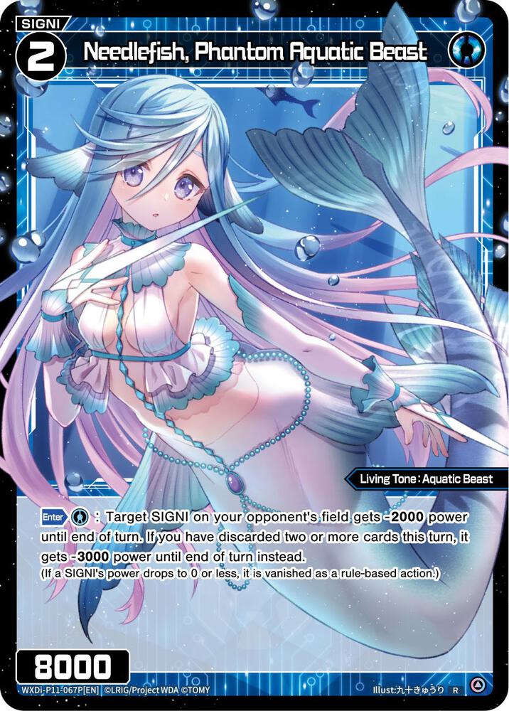 Needlefish, Phantom Aquatic Beast (Parallel Foil), Reunion Diva WXDi-P11-067P[EN]