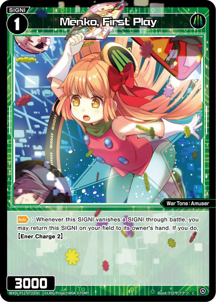 Menko, First Play, Reunion Diva WXDi-P11-072[EN]
