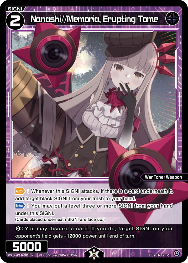 Nanashi//Memoria, Erupting Tome, Reunion Diva WXDi-P11-081[EN]