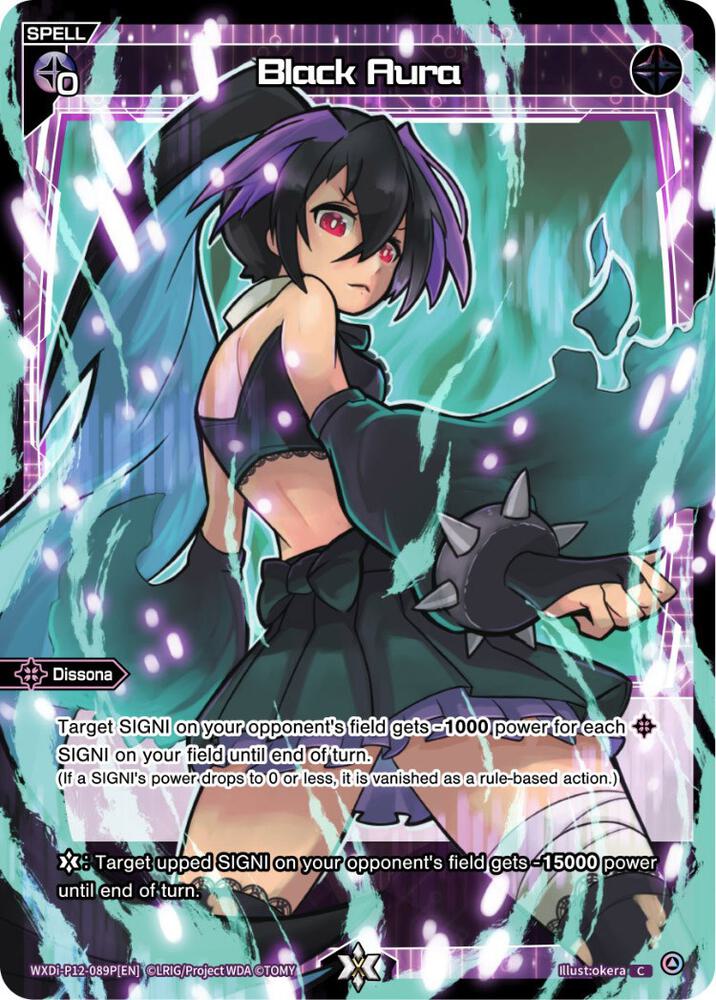 Black Aura (Parallel Foil), Dissonance Diva WXDi-P12-089P[EN]