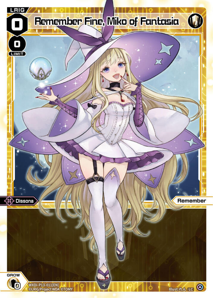 Remember Fine, Miko of Fantasia, Concord Diva WXDi-P13-011[EN]