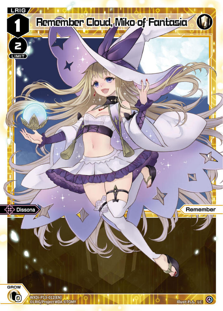 Remember Cloud, Miko of Fantasia, Concord Diva WXDi-P13-012[EN]