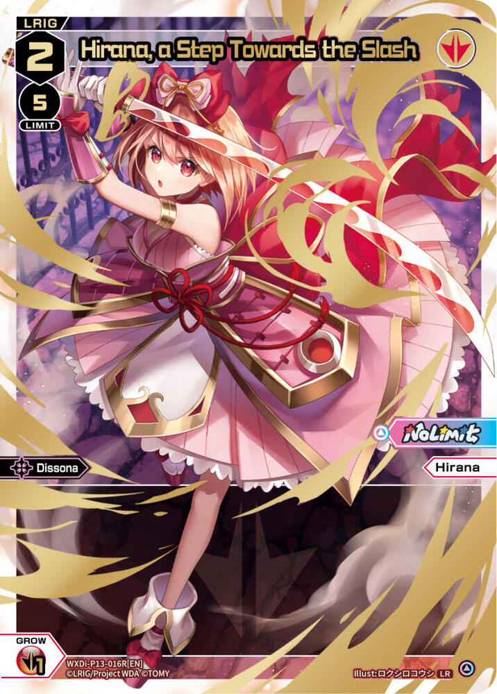 Hirana, a Step Towards the Slash (LR), Concord Diva WXDi-P13-016R[EN]