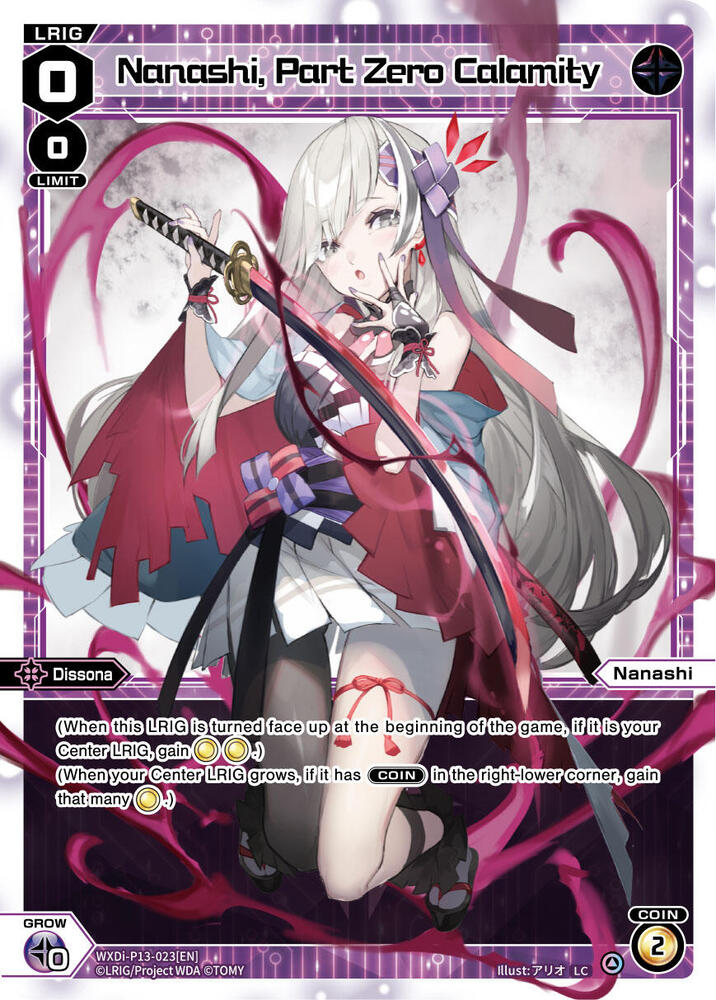 Nanashi, Part Zero Calamity, Concord Diva WXDi-P13-023[EN]