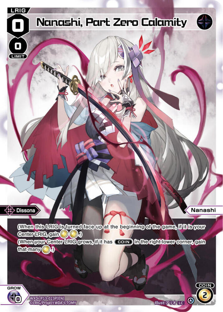 Nanashi, Part Zero Calamity (Parallel Foil), Concord Diva WXDi-P13-023P[EN]