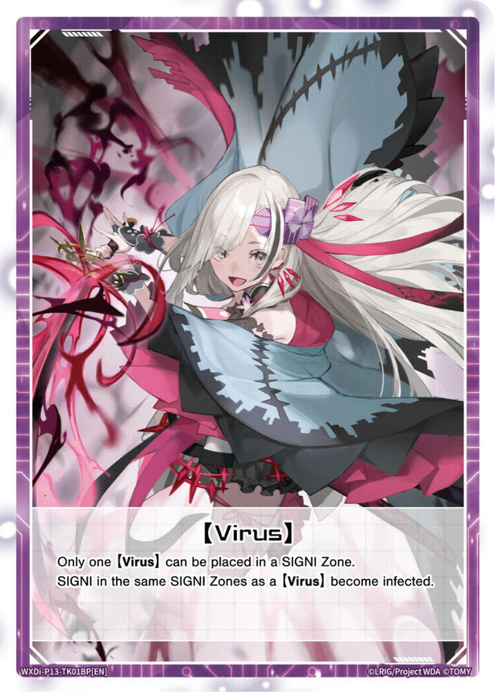 [Virus] (Parallel Foil) // Servant ZERO (Non-Foil), Concord Diva WXDi-P13-TK01BP[EN] // WXDi-P13-TK01A[EN]