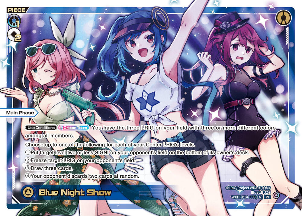 Blue Night Show, Fesonne Diva WXDi-P14-003[EN]