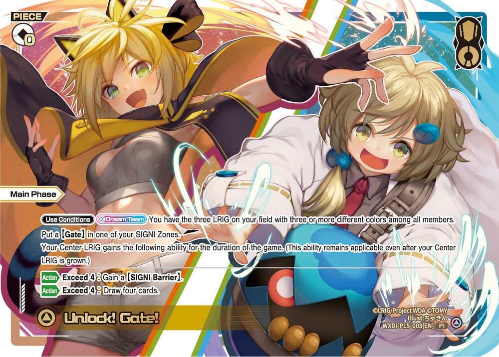 Unlock! Gate!, Divisions DIVA WXDi-P15-003[EN]
