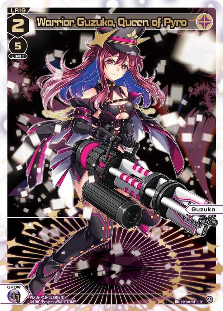 Warrior Guzuko, Queen of Pyro (LR), Divisions DIVA WXDi-P15-023R[EN]