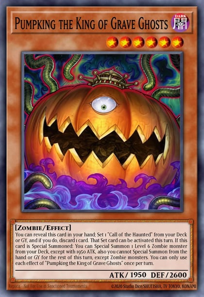 Pumpking the King of Grave Ghosts, Maze of Muertos MZMU-EN001
